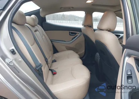 2013 Hyundai Elantra Limited from USA, damaged, VIN 5NPDH4AE4DH194553